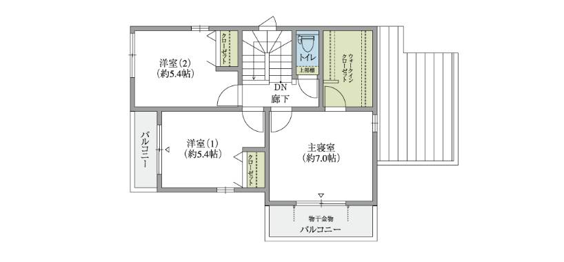 3号地 間取り 2階
