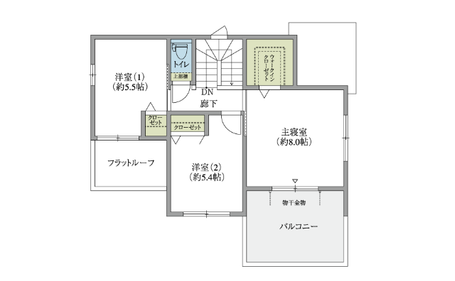 4号地 間取り 2階